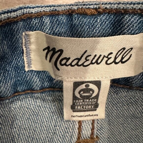 MADEWELL WOMENS DENIM JEANS CURVY PERFECT VINTAGE JEAN SIZE 23 - Picture 6 of 9